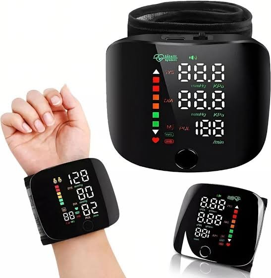 Automatic Rechargeable Digital Touch Screen Wrist type Blood-Pressure Machine/ BP Machine